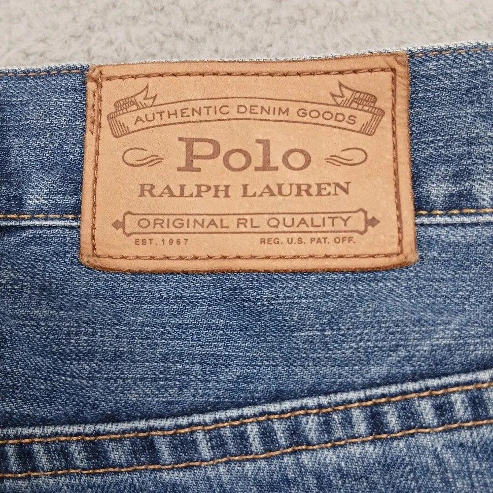 Polo Ralph Lauren Classic Fit Jeans Mens 44x30‎ Medium Wash Blue Denim
